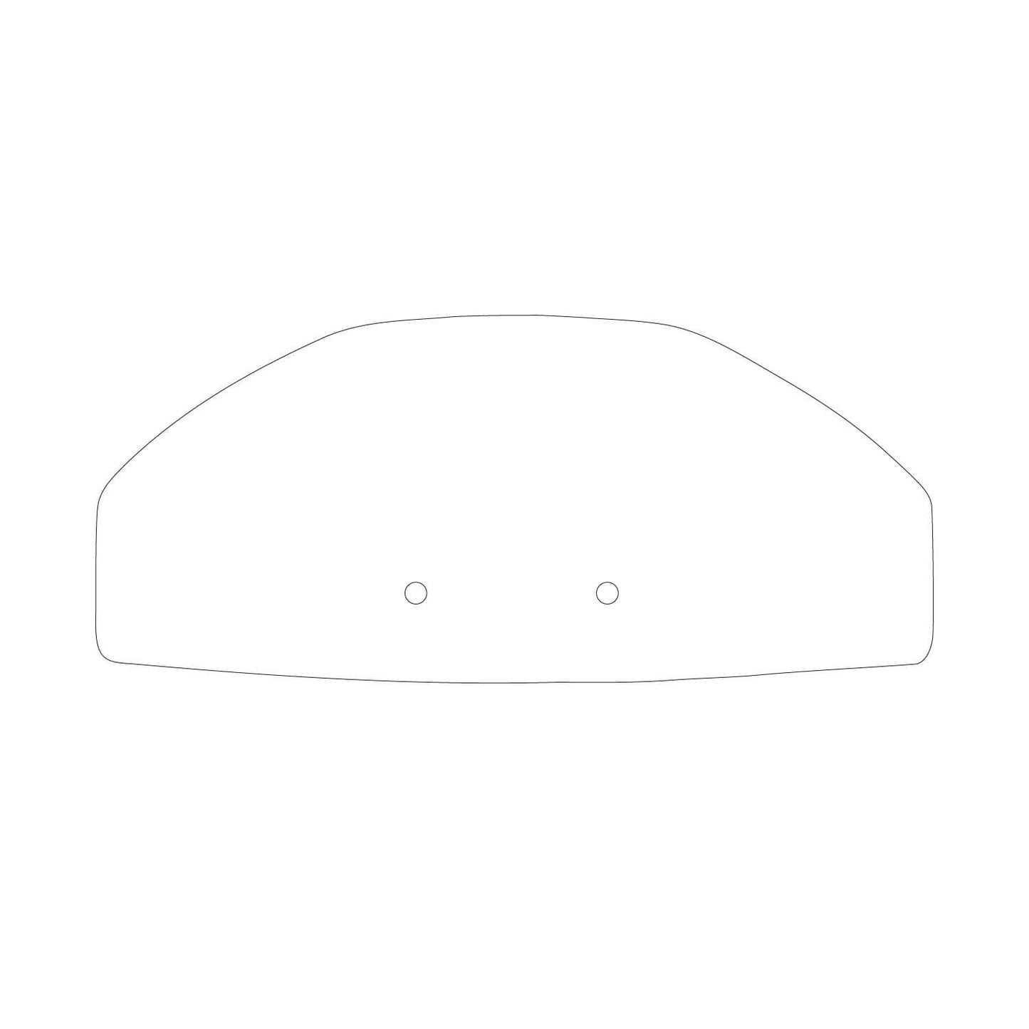 Mercedes R129 SL - PPF Paint Protection Film Precut - Instrument Cluster protection