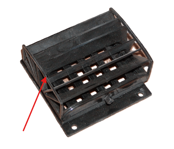 Jaguar E-Type Directional Luftdüse Abdeckung 2er-Set Black BD25734 BD25733