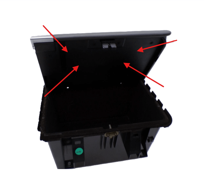 Mercedes R230 links/rechts Rear Storage Compartment Lid Abdeckung schwarz A2308100329 / A2308100429