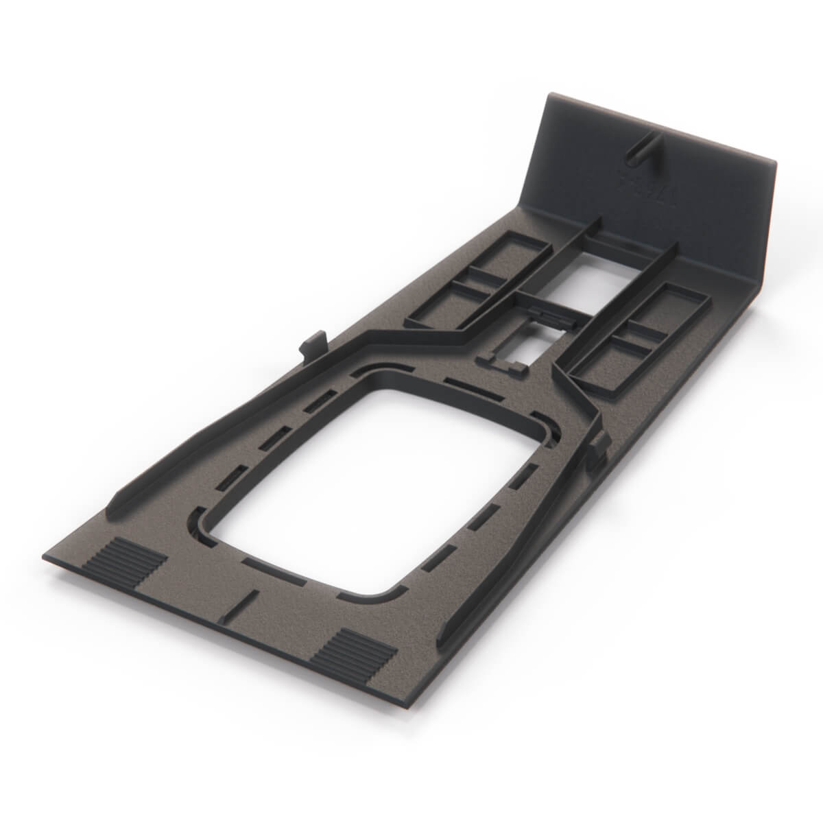 Mercedes W123 Center Console Verkleidung schwarz Gear Box Two Version A1236837736 / A1236831508