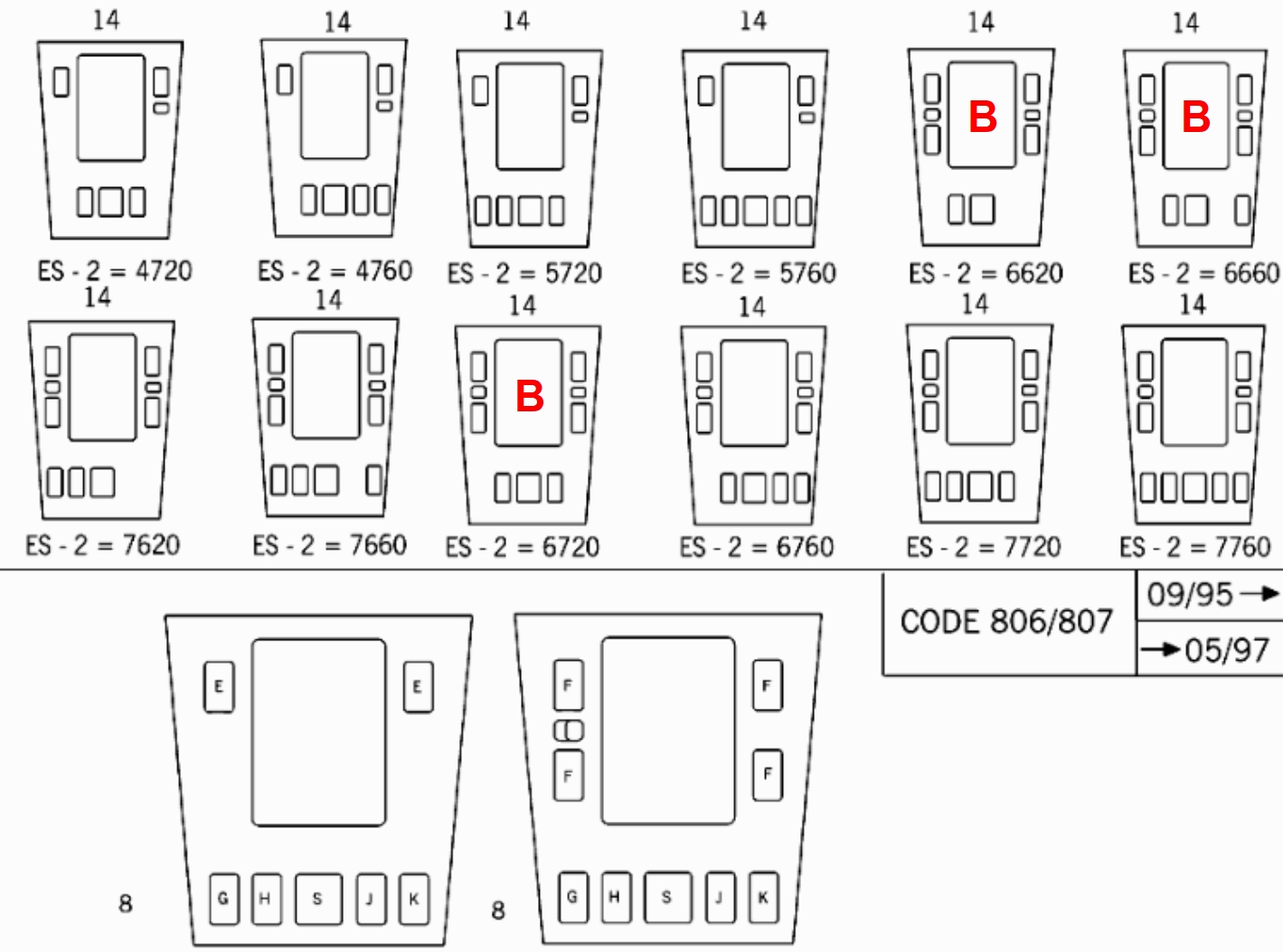 Mercedes W202 Center Console Verkleidung Buttons Bracket Holder schwarz (2 Versions) A2026830000