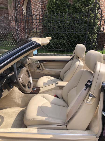 Mercedes SL R129 facelift eco leather seat Abdeckungs set