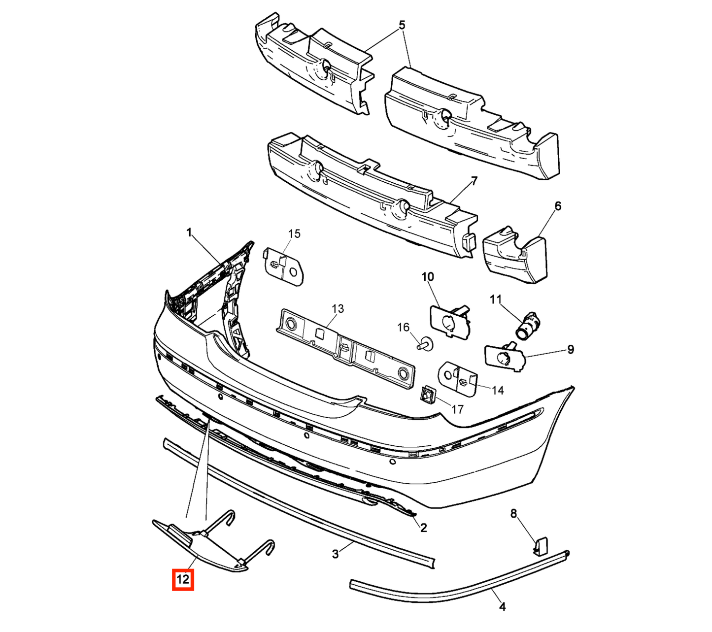 Jaguar S-Type hinten Stoßfänger Tow Hook Abdeckung Kappe Primed XR8317K950AA