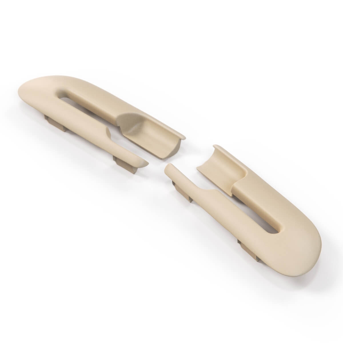 Jaguar S-Type hinten Sun Blind Seite Abdeckung Verkleidung 2er-Set alle Farben JLM21092 – Cashmere