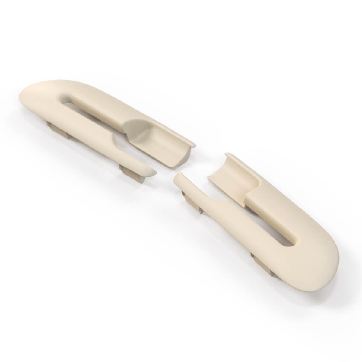 Jaguar S-Type hinten Sun Blind Seite Abdeckung Verkleidung 2er-Set alle Farben JLM21092 – Ivory