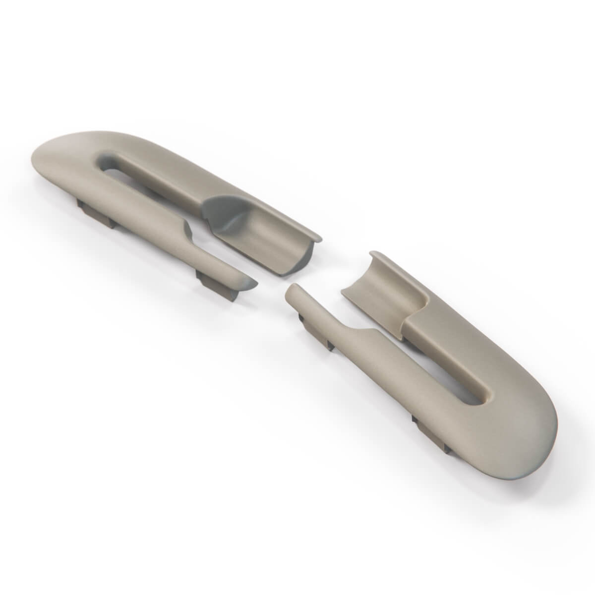Jaguar S-Type hinten Sun Blind Seite Abdeckung Verkleidung 2er-Set alle Farben JLM21092 – Nimbus Gray