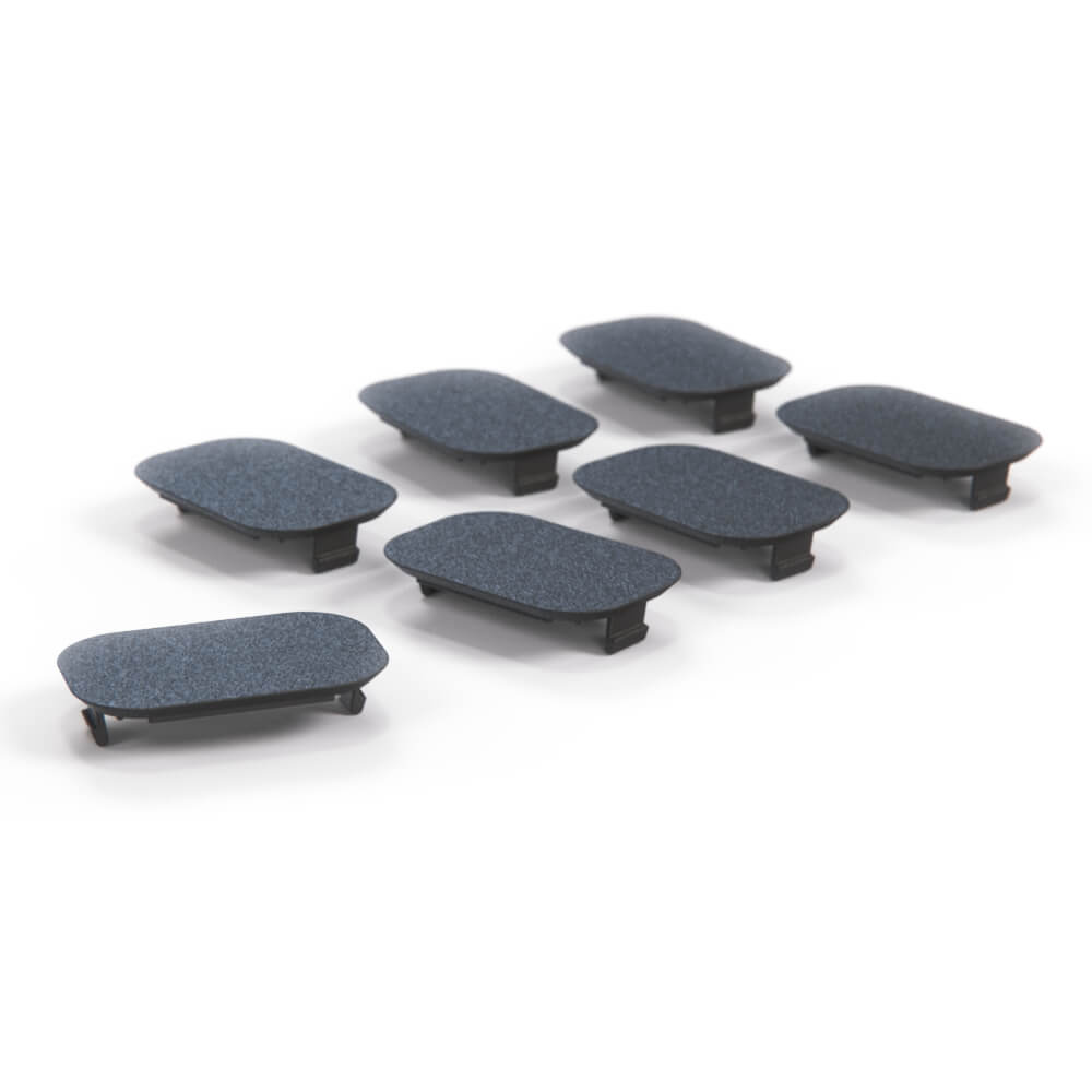 Jaguar S-Type Windschutzscheibe Scuttle Blende Screw Abdeckung Kappe Set Of 7 Black XR82652