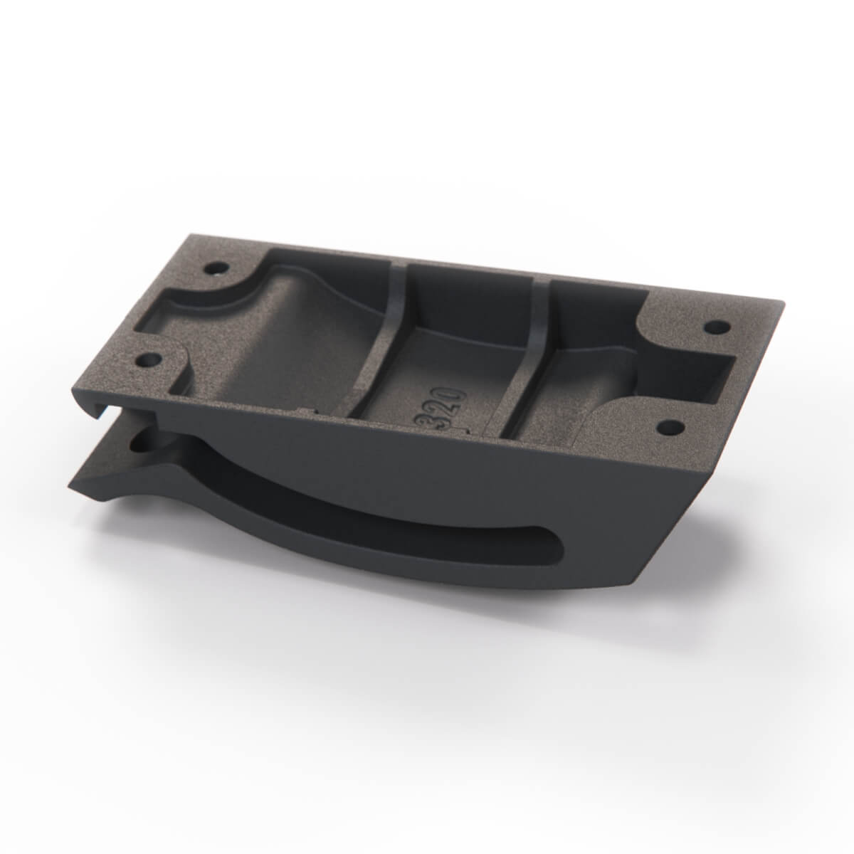 Jaguar XJ40 XJ6 XJ12 hinten Stoßfänger Support Halter Black BBC7088