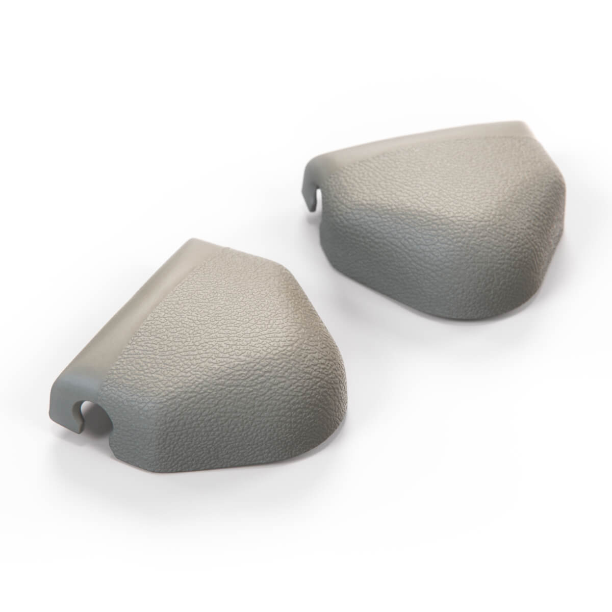 Jaguar XJ6 Series 3 vorn Sicherheitsgurt Screw Abdeckung Kappe 2er-Set alle Farben BAC71441 – Nimbus Gray