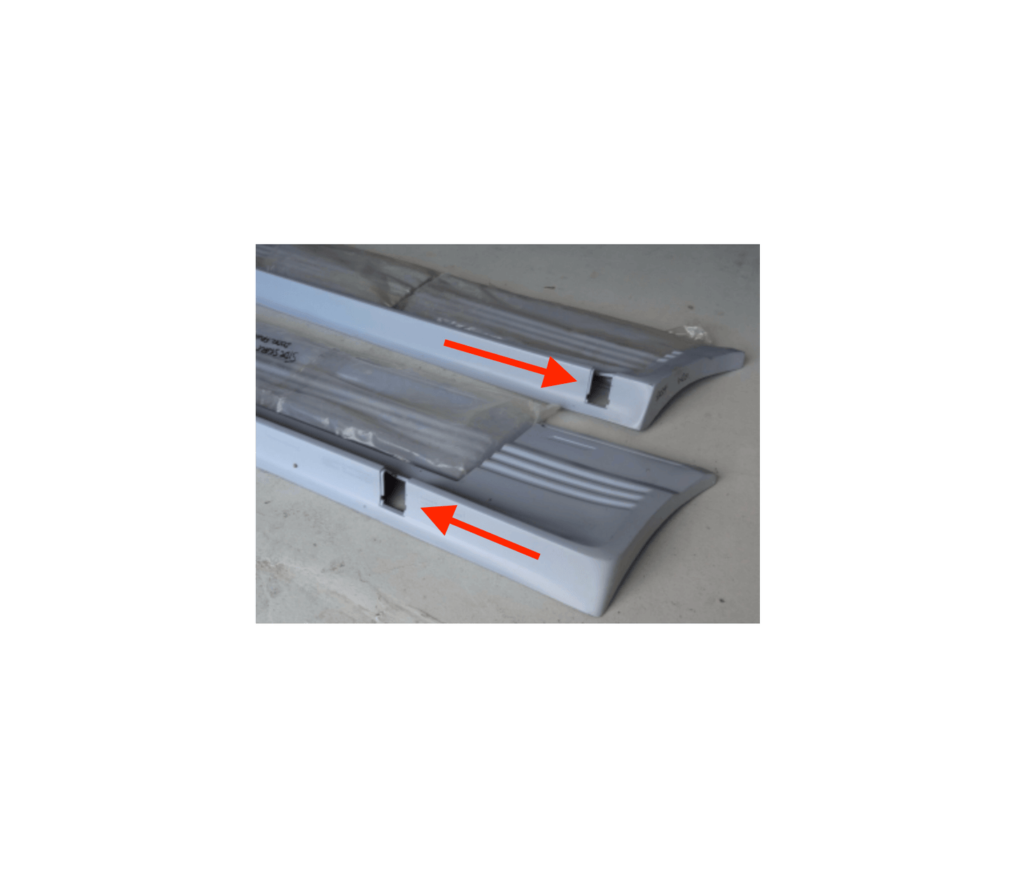 Mercedes 190 W201 Zender Side Skirt Jacking Point Abdeckkappe Set Of 4 Primed Z5454013