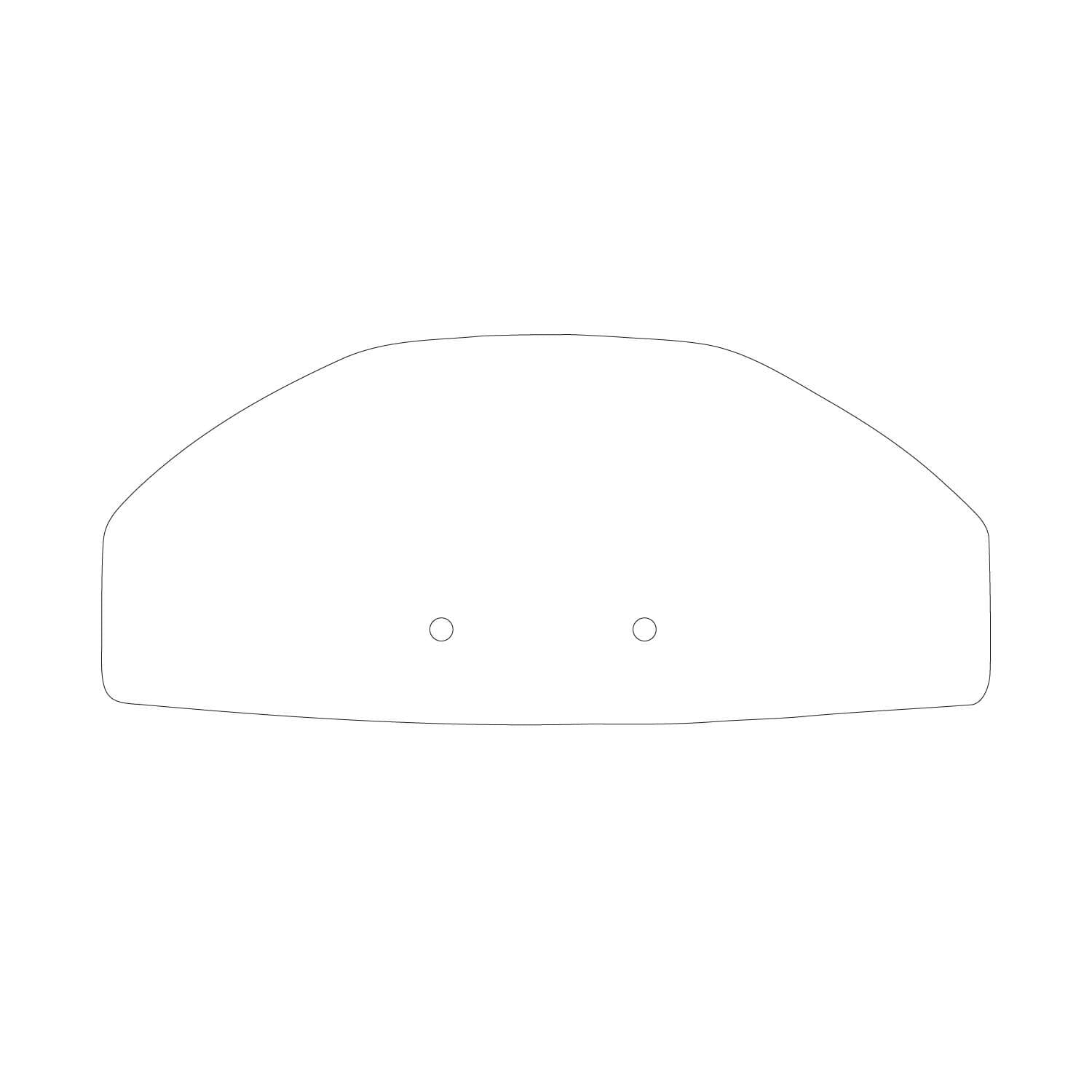 Mercedes R129 SL - PPF Paint Protection Film Precut - Instrument Cluster protection