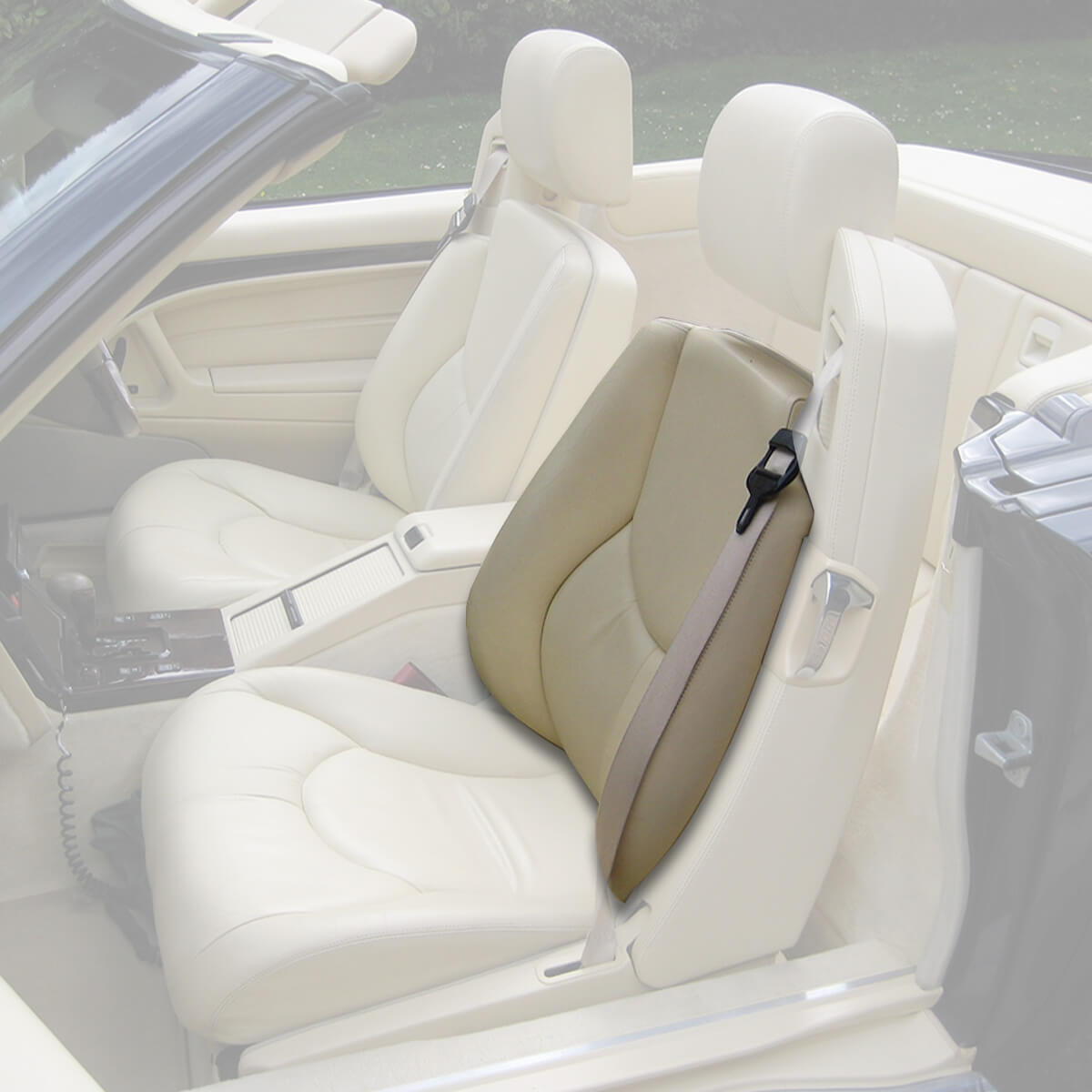 Mercedes SL R129 Facelift Eco Leather Front Seat Backrest Abdeckung links/rechts