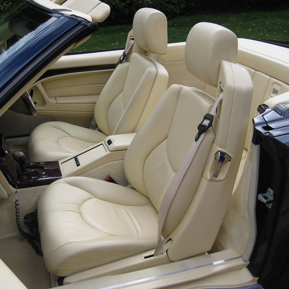 Mercedes SL R129 Facelift Eco Leather Front Seat Backrest Abdeckung links/rechts