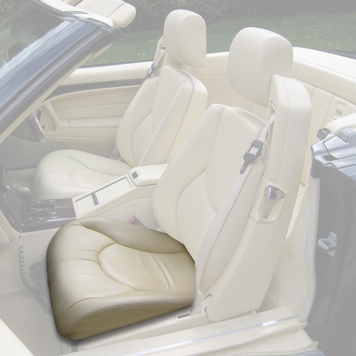 Mercedes SL R129 Facelift Eco Leather Front Seat Seat Abdeckung links/rechts