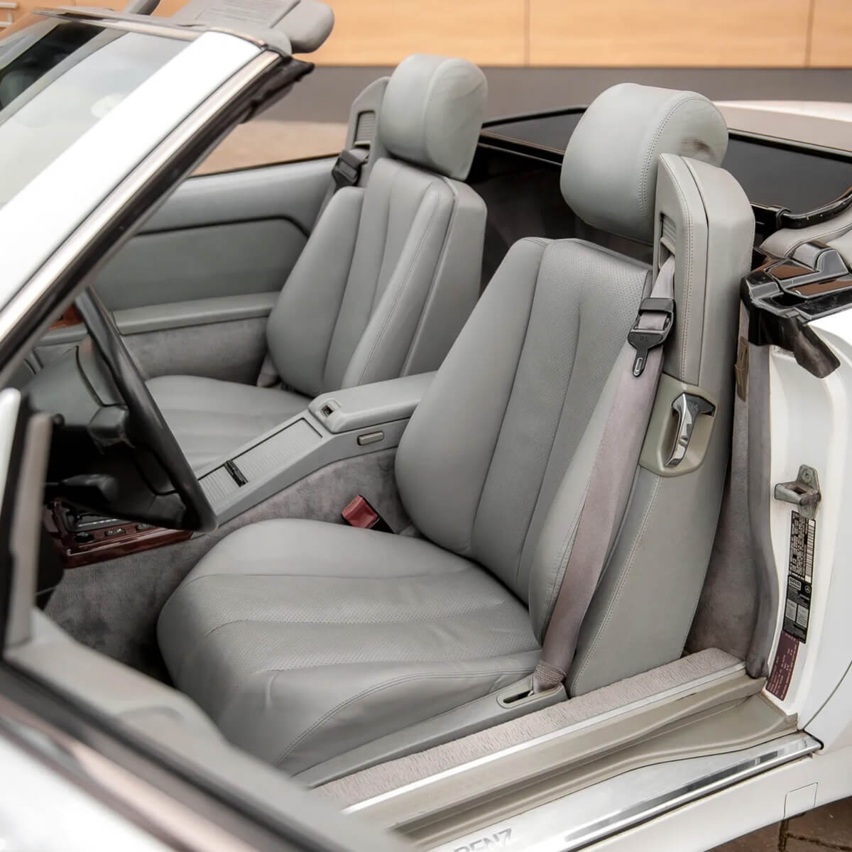 Mercedes SL R129 Prelift Eco Leather Front Seat Seat Abdeckung links/rechts