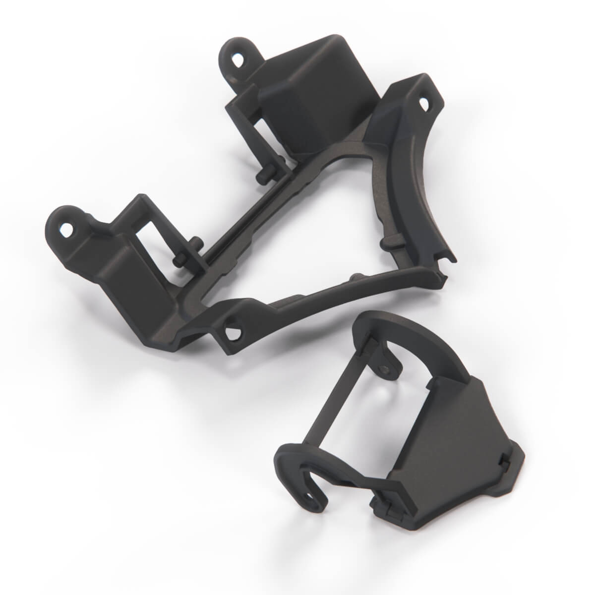 Mercedes SL R230 Headlight Washer Abdeckung Bracket links/rechts schwarz A2308800305 / A2308800405
