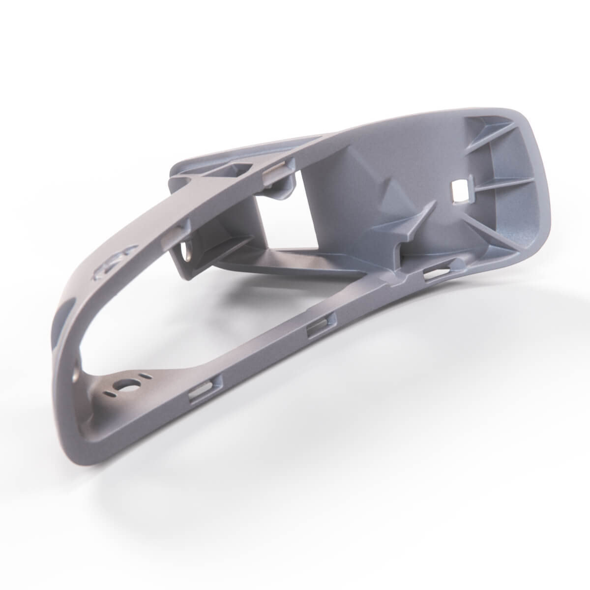 Mercedes SL R230 / W215 CL Front Seat Button / Belt Abdeckung Base Frame links/rechts Silver A2309130311 / A2309130411