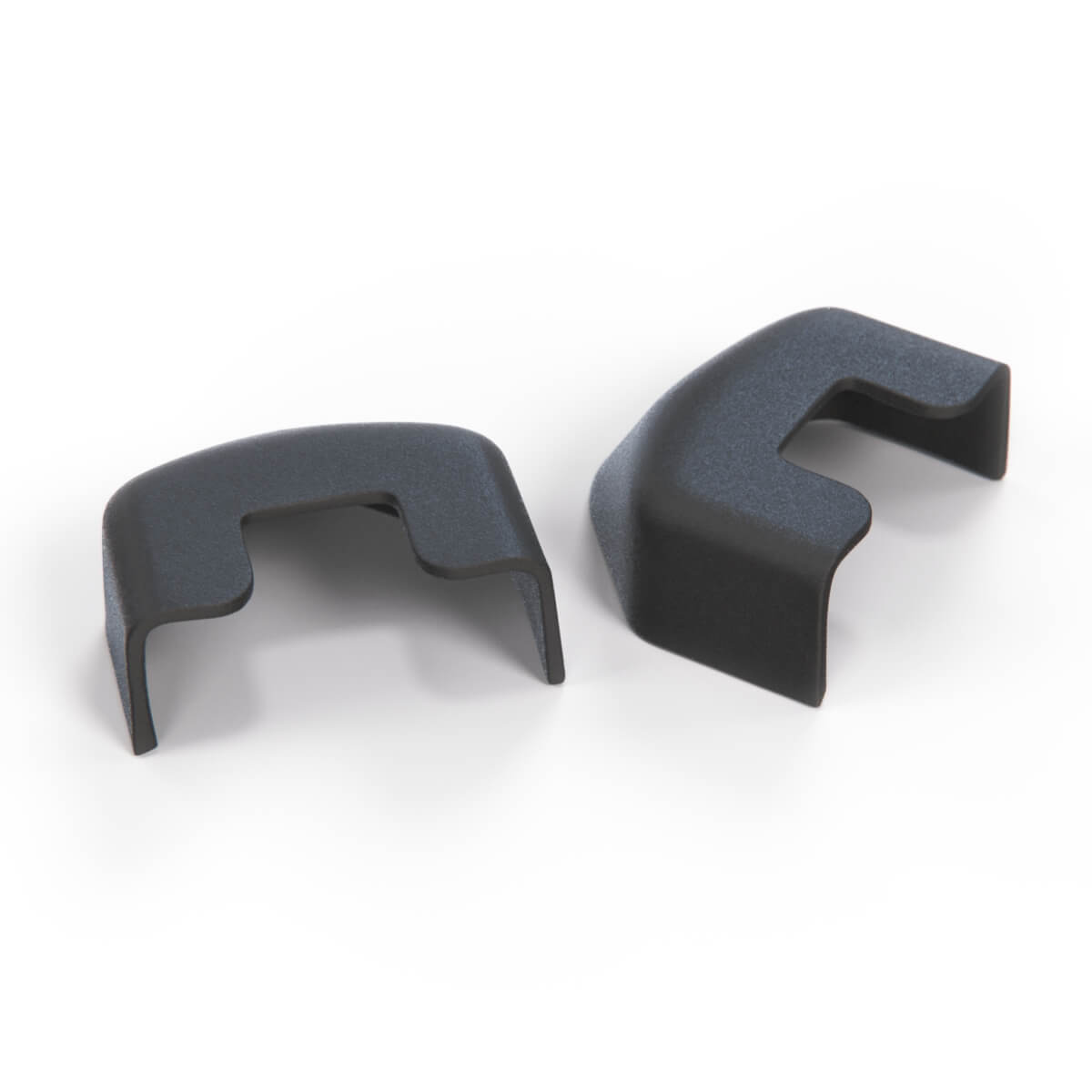 Mercedes W107 Front Seat Rail Abdeckkappe Set Of 2 schwarz A1079190120