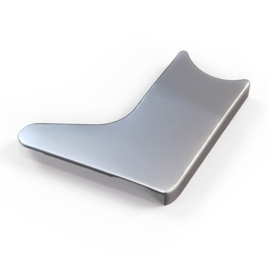 Mercedes W107 Front Seat Side Abdeckung Verkleidung links/rechts Chrome A1079131328 / A1079131428