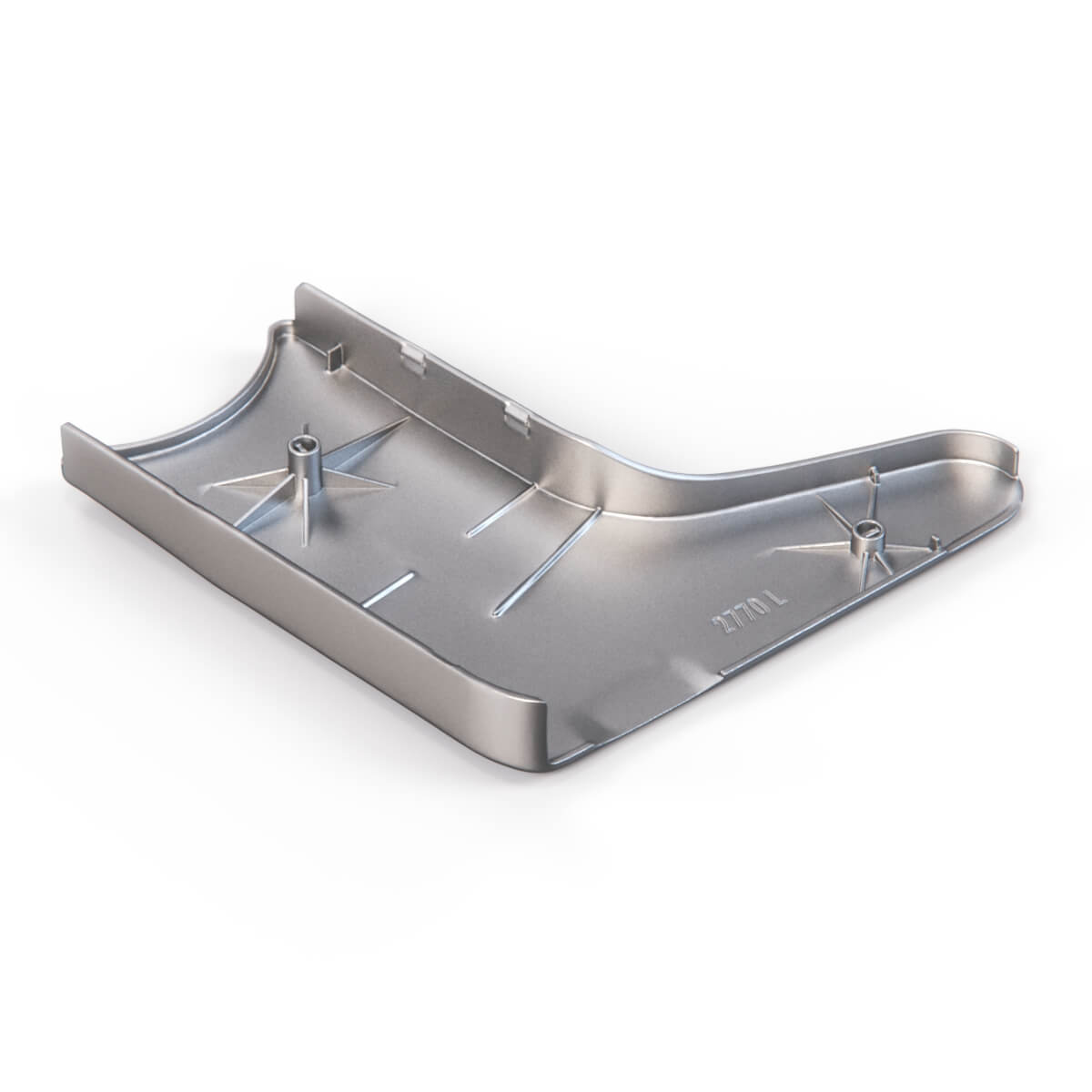 Mercedes W107 Front Seat Side Abdeckung Verkleidung links/rechts Chrome A1079131328 / A1079131428