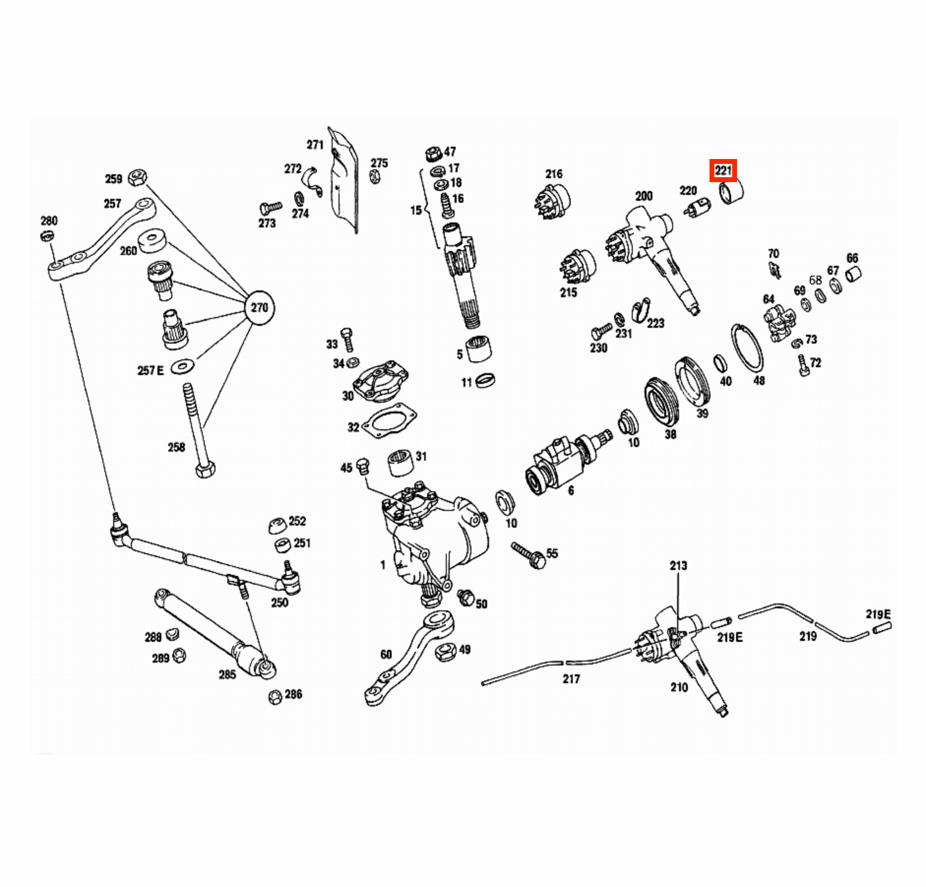 Mercedes W107 / W108 / W109 / W114 / W115 / W116 / W123 Ignition Barrel Abdeckkappe schwarz A1234620523