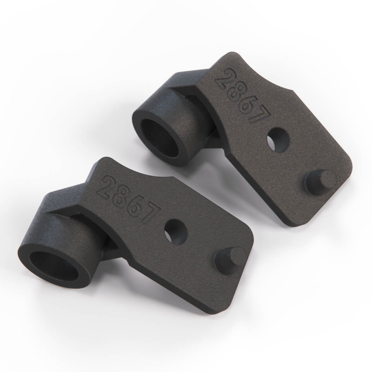 Mercedes W123 Accelerator Pedal Bearing Holder Set Of 2 schwarz A1233010118