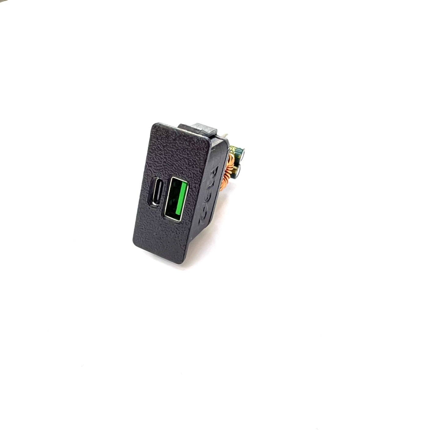 Mercedes W124 / W201 Center Console Switch Blank With USB Charger