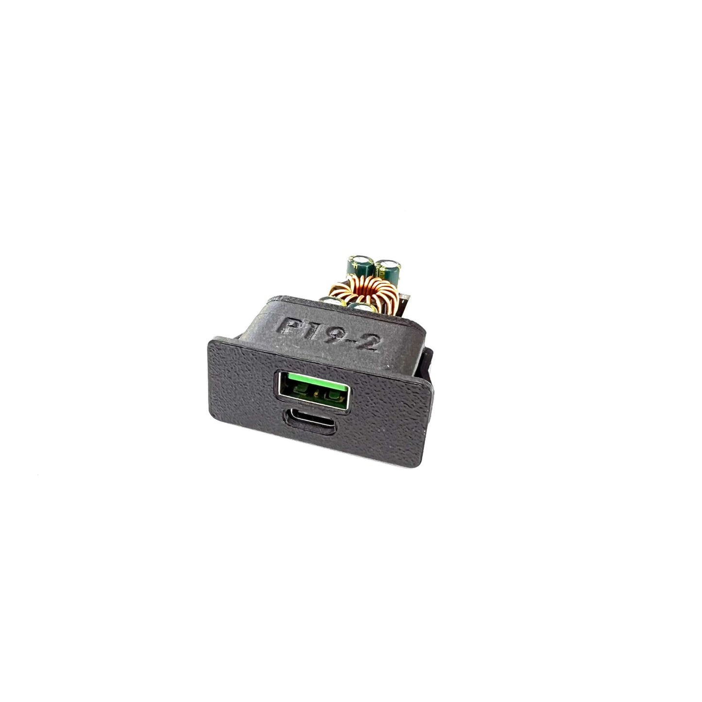 Mercedes W124 / W201 Center Console Switch Blank With USB Charger
