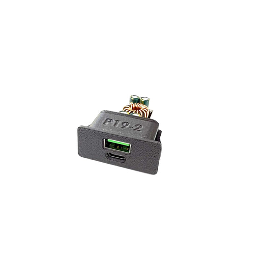 Mercedes W124 / W201 Center Console Switch Blank With USB Charger