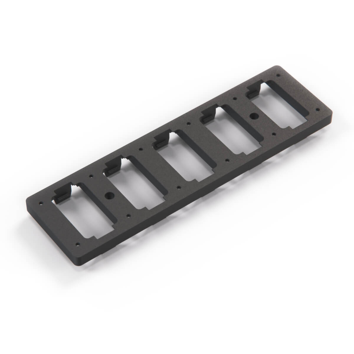 Mercedes W126 Center Console Coin Tray Panel Attachment Bracket schwarz A1266802052