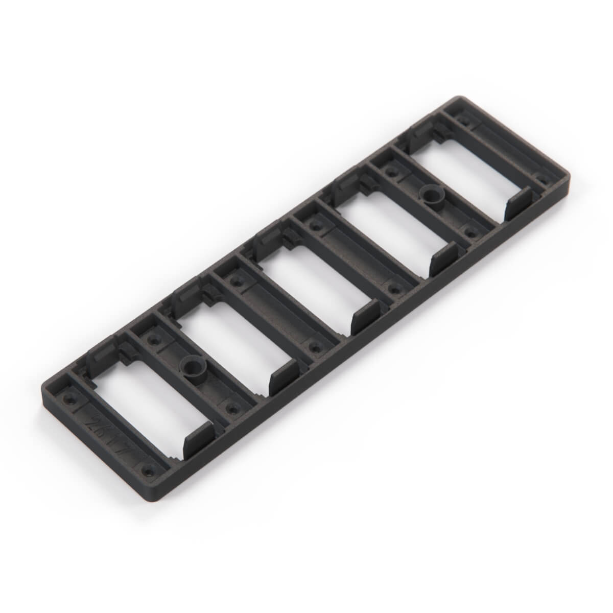 Mercedes W126 Center Console Coin Tray Panel Attachment Bracket schwarz A1266802052