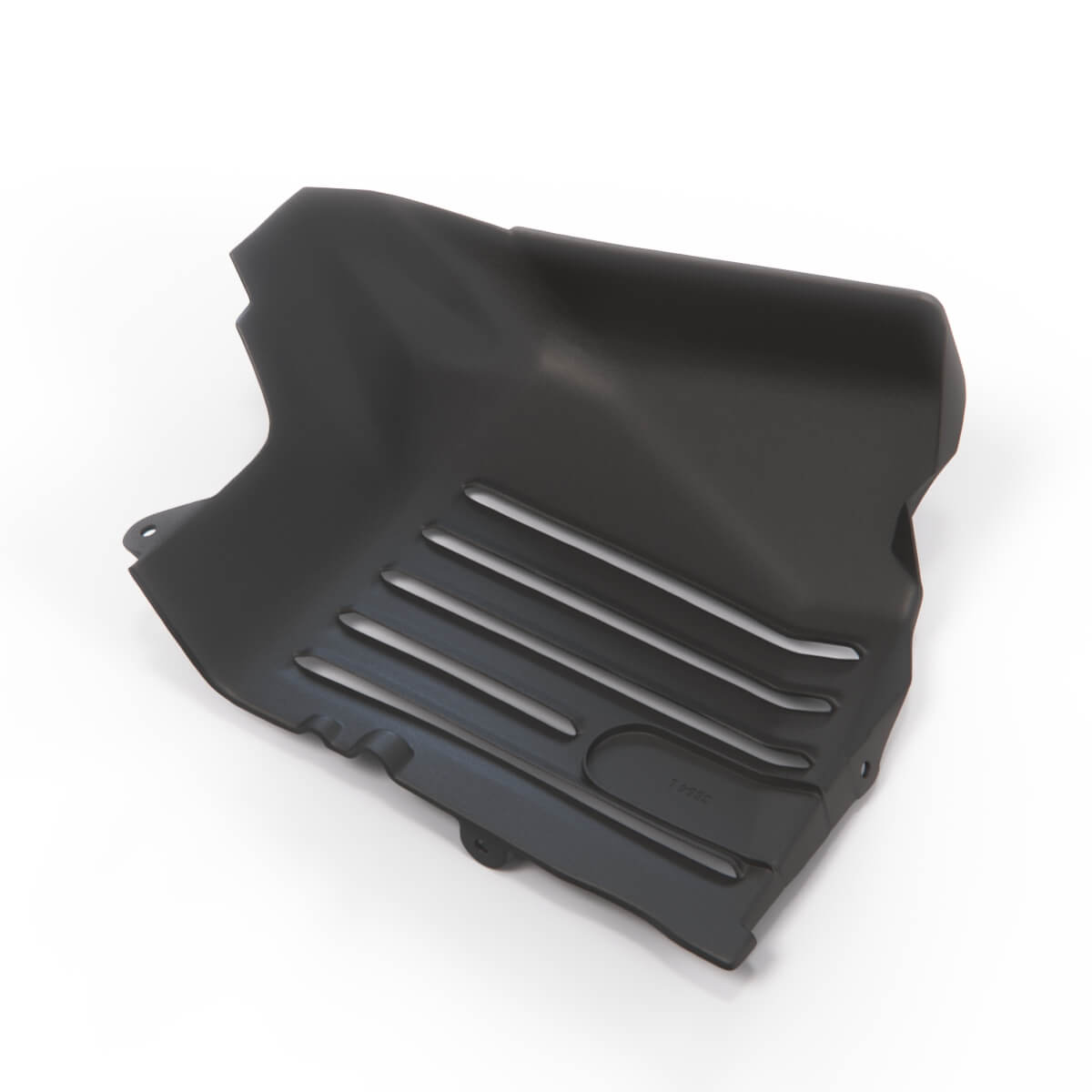 Mercedes W126 Oil Cooler Shield Fender Abdeckung links/rechts schwarz A1268840735 / A1268840835