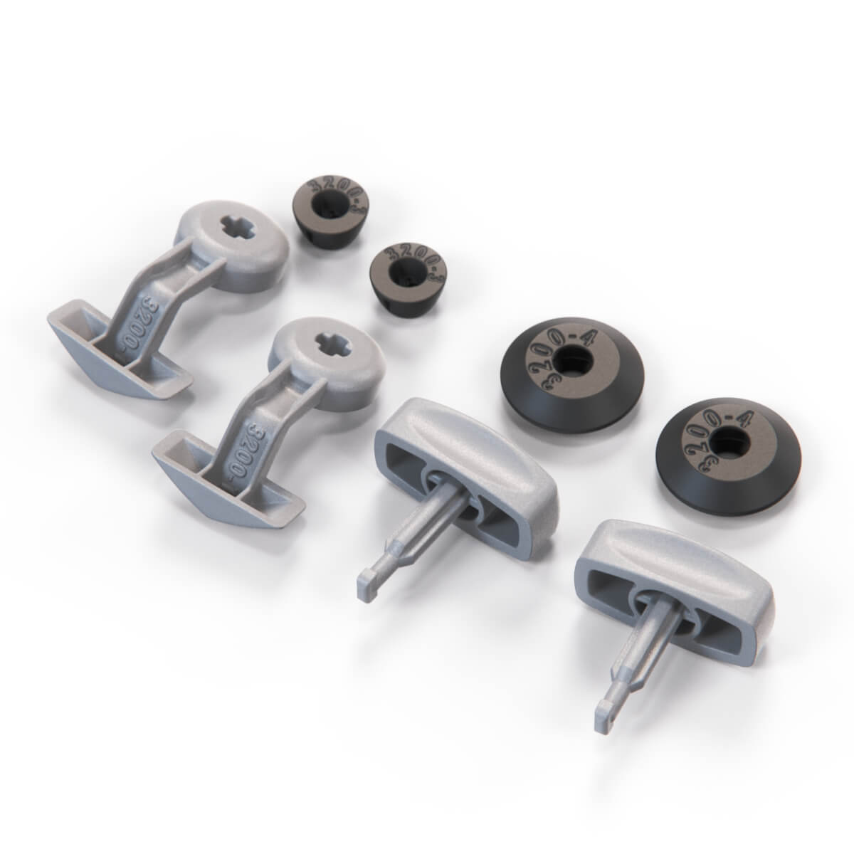 Mercedes W140 Rear Bumper Trailer Hitch Abdeckung Verkleidung Clip Set Primed A1408800287