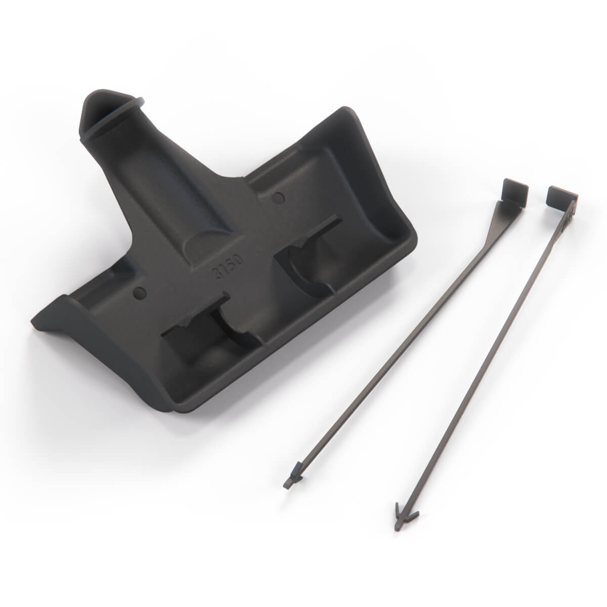 Mercedes W140 / W202 Towbar Abdeckung Bracket schwarz A1403150183