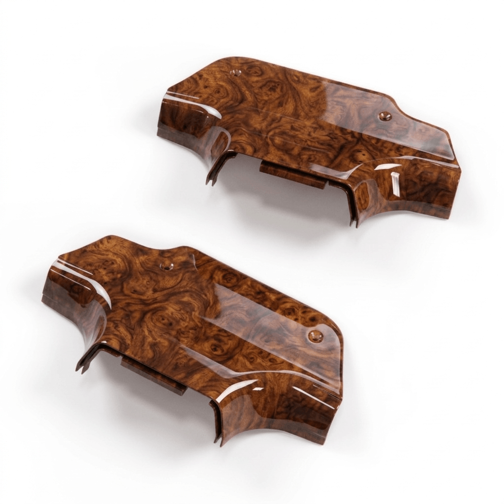 Mercedes W140 Wooden Lower B-Pillar Verkleidung Pair 4 Wood Types A1406920322 / A1406920422