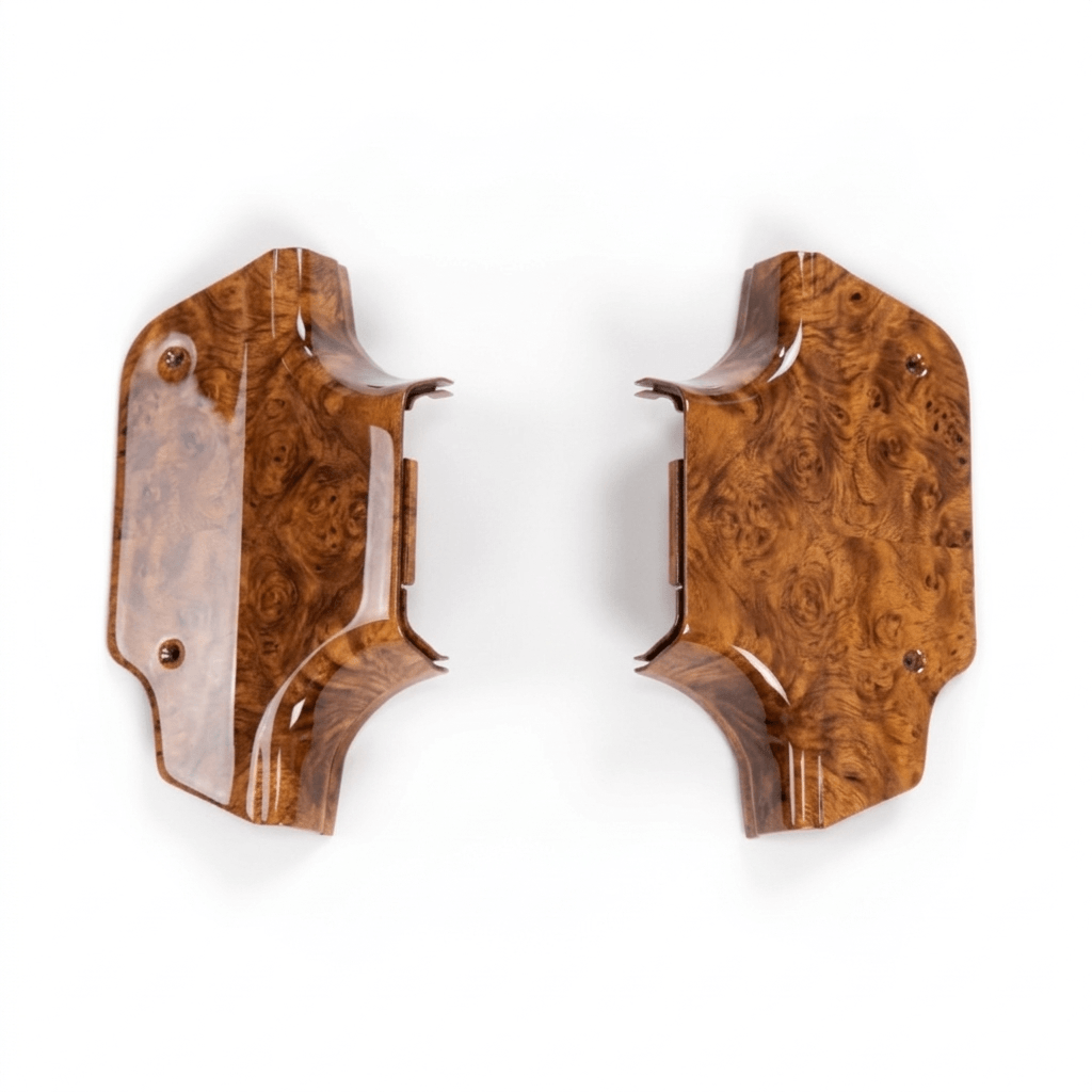 Mercedes W140 Wooden Lower B-Pillar Verkleidung Pair 4 Wood Types A1406920322 / A1406920422