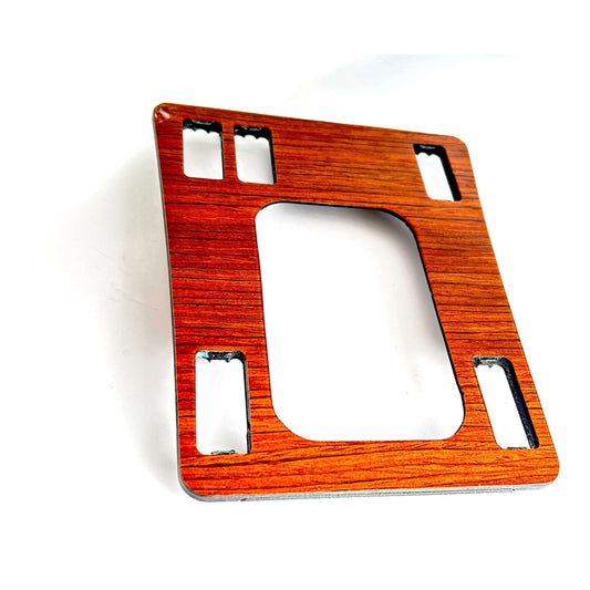 Mercedes W201 Control Panel Abdeckung Zebrano Wood A2016806036 / A2016806736 / A2016809136 / A2016807936 / A2016807736 / A2016808236 - F (Double Electric Window Regulator & Fader Control & Left & Right Seat Heaters)