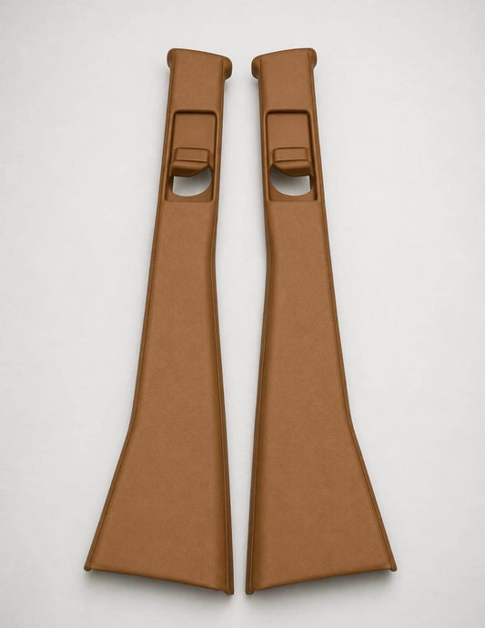 Mercedes W201 Pre-Cut Leather Abdeckung For B-Pillar Verkleidung Restoration Set Of 2 Left + Right