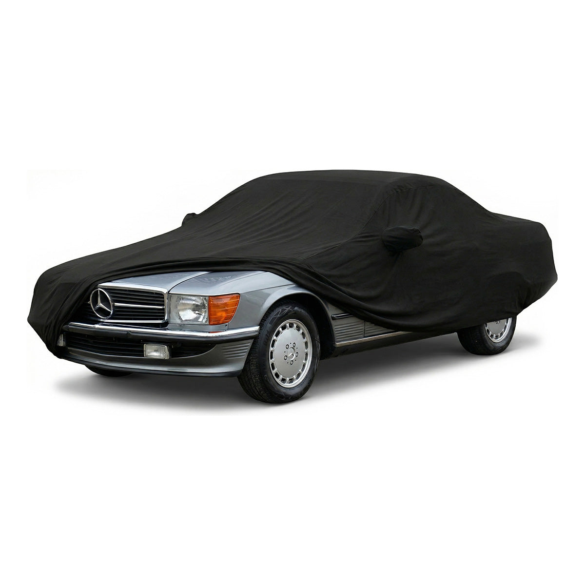 Mercedes SL R107 Ultra Soft Elastic Protective Indoor Car Abdeckung schwarz