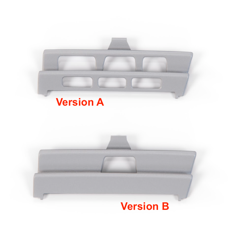 Mercedes W124 Abschlepphaken-Abdeckung Stoßfänger vorn Verkleidung Two Versions Primed A1248800105 / A1248800106