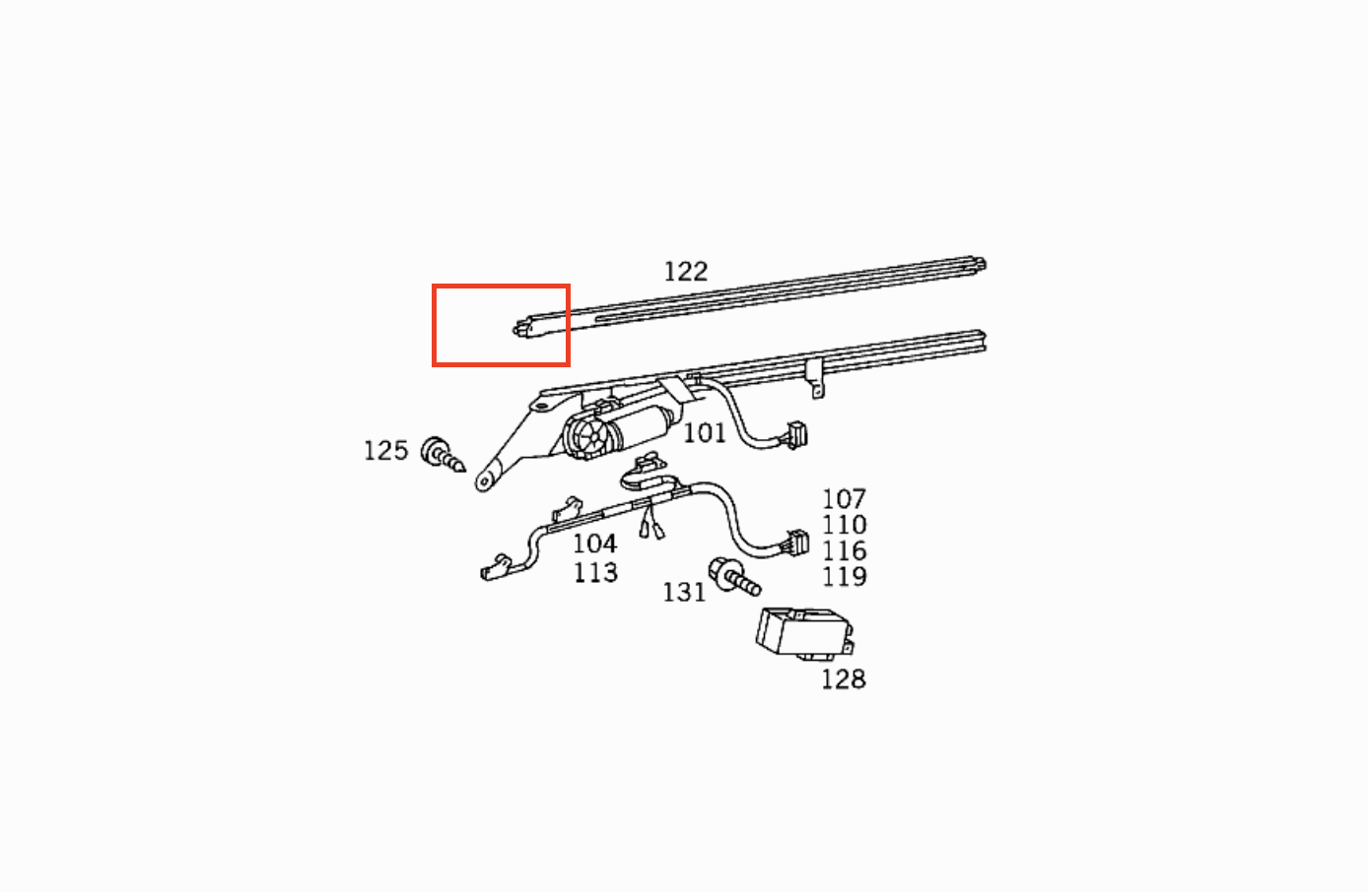 Mercedes W140 C140 Seat Belt Presenter Repair Kit A1408600057 (Mercedes-benz W140 CL)