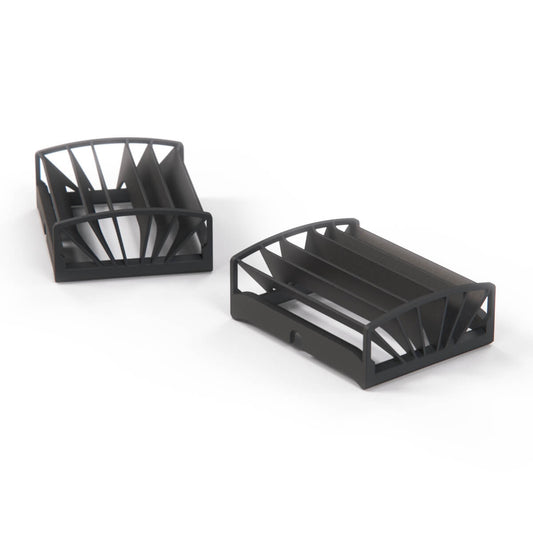 Jaguar E-Type Directional Luftdüse Abdeckung 2er-Set Black BD25734 BD25733