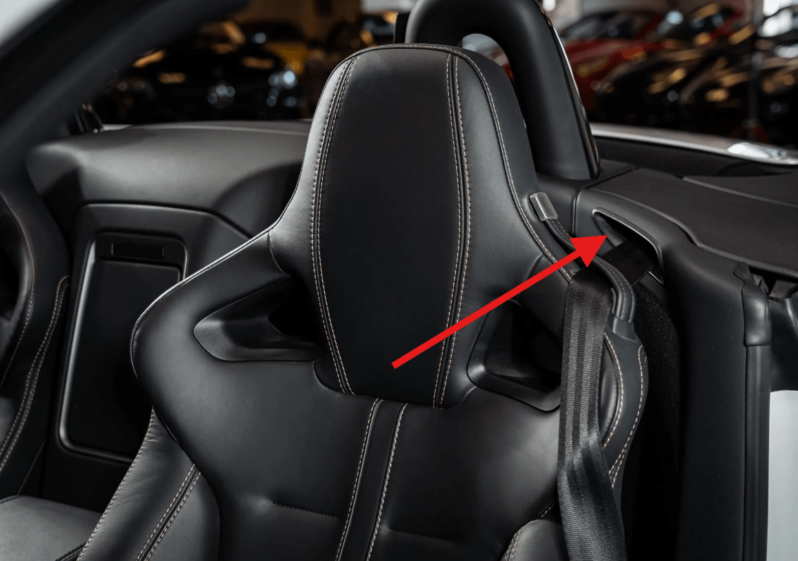 Jaguar F-Type Sicherheitsgurt Guide Blende links und rechts alle Farben EX53-537B27-A / EX53-537B22-A