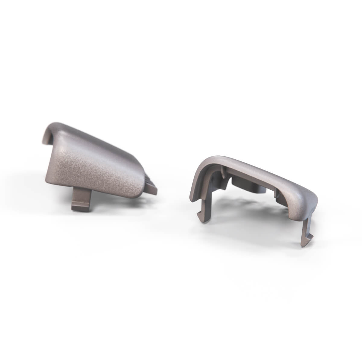 Jaguar F-Type Tailgate Griff Abdeckungs 2er-Set Atlas Silver