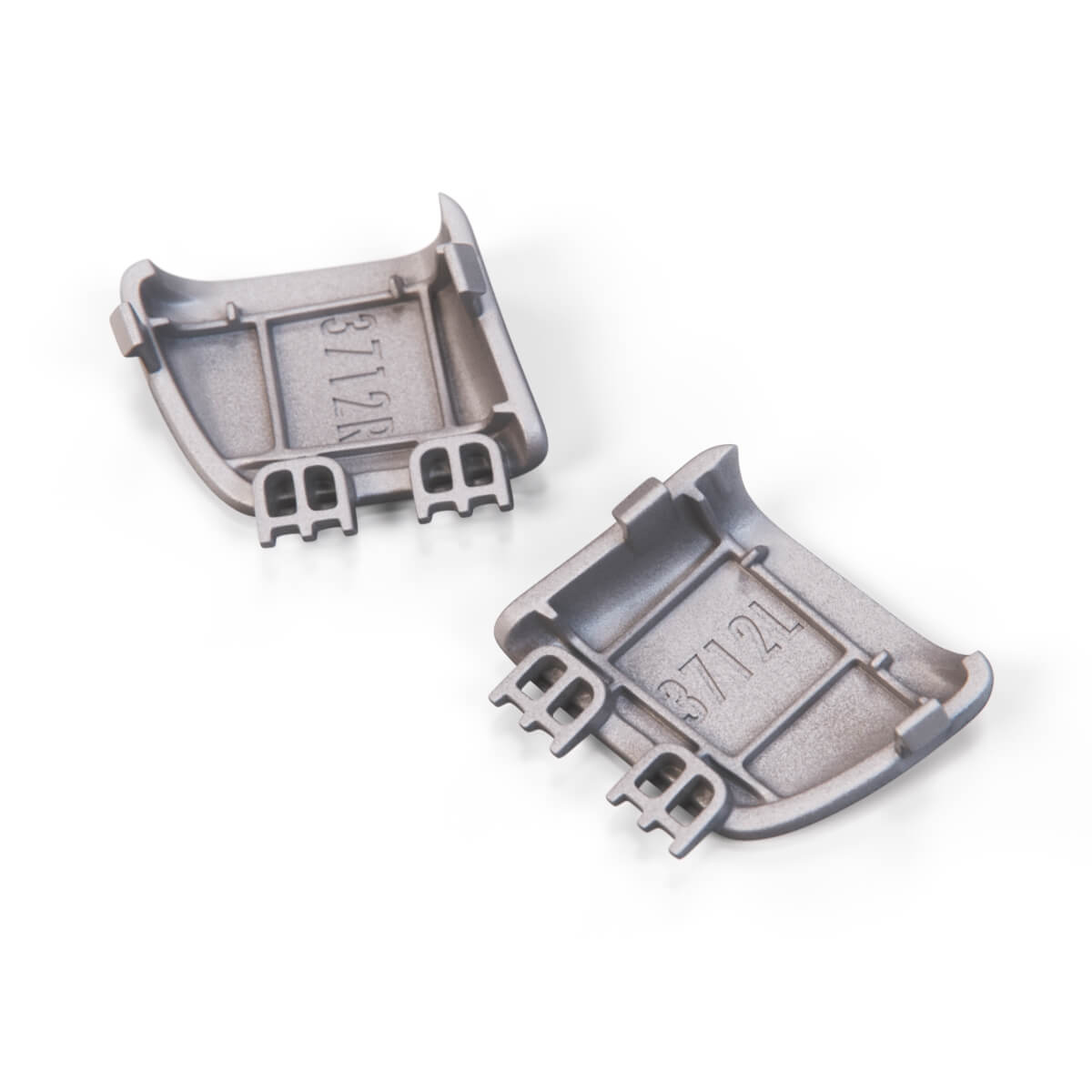 Jaguar F-Type Tailgate Griff Abdeckungs 2er-Set Atlas Silver
