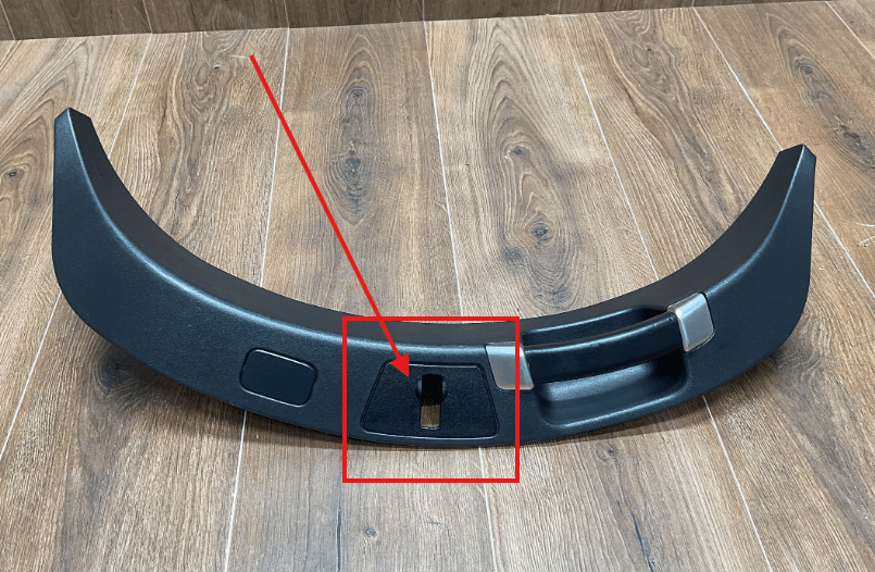 Jaguar F-Type Trunk Lock Abdeckung Verkleidung Black T2R8630