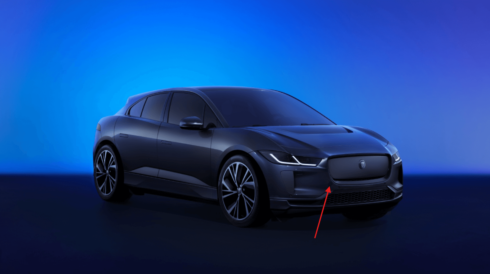Jaguar I-Pace vorn Stoßfänger Tow Hook Abdeckung Kappe Primed J9D3-17F011-A-W