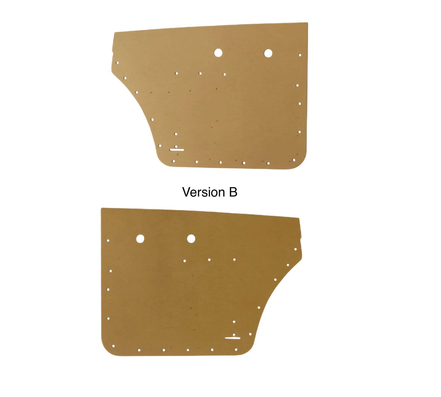 Jaguar MK2 Tür Blendes / Base Boards for Upholstery