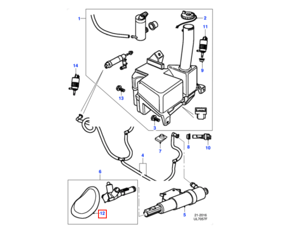 Jaguar S-Type 1999-2008 Scheinwerferreinigung Jet Abdeckung links und rechts Primed XR843139 / XR843138