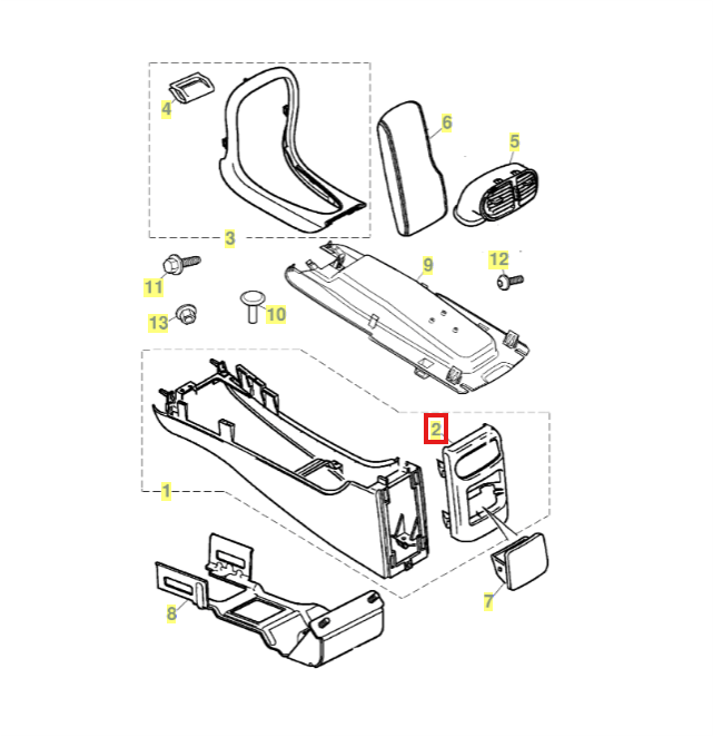 Jaguar S-Type X200 Mittelkonsole Finisher Blende Verkleidung alle Farben XR834469